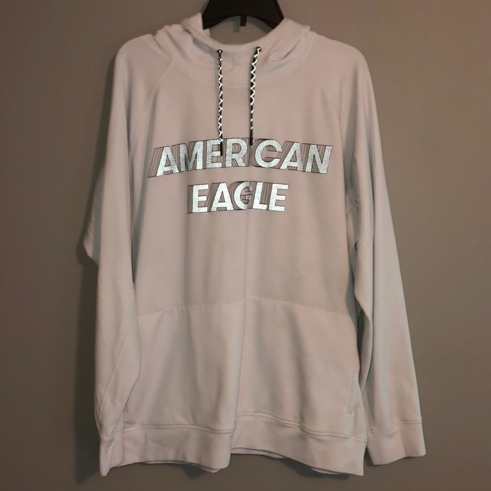 Men’s American eagle white hoodie